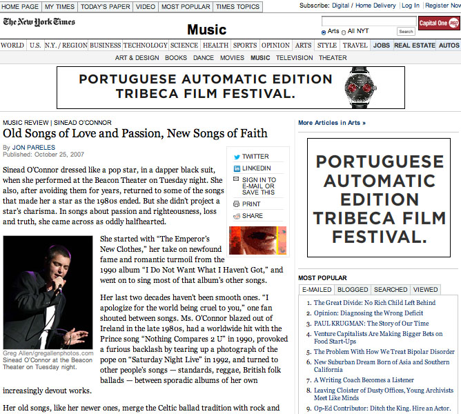 : PUBLISHED WORKS : New York City Photographer - Greg Allen - NYC Music Celebrity Editorial Concerts Red Carpet 